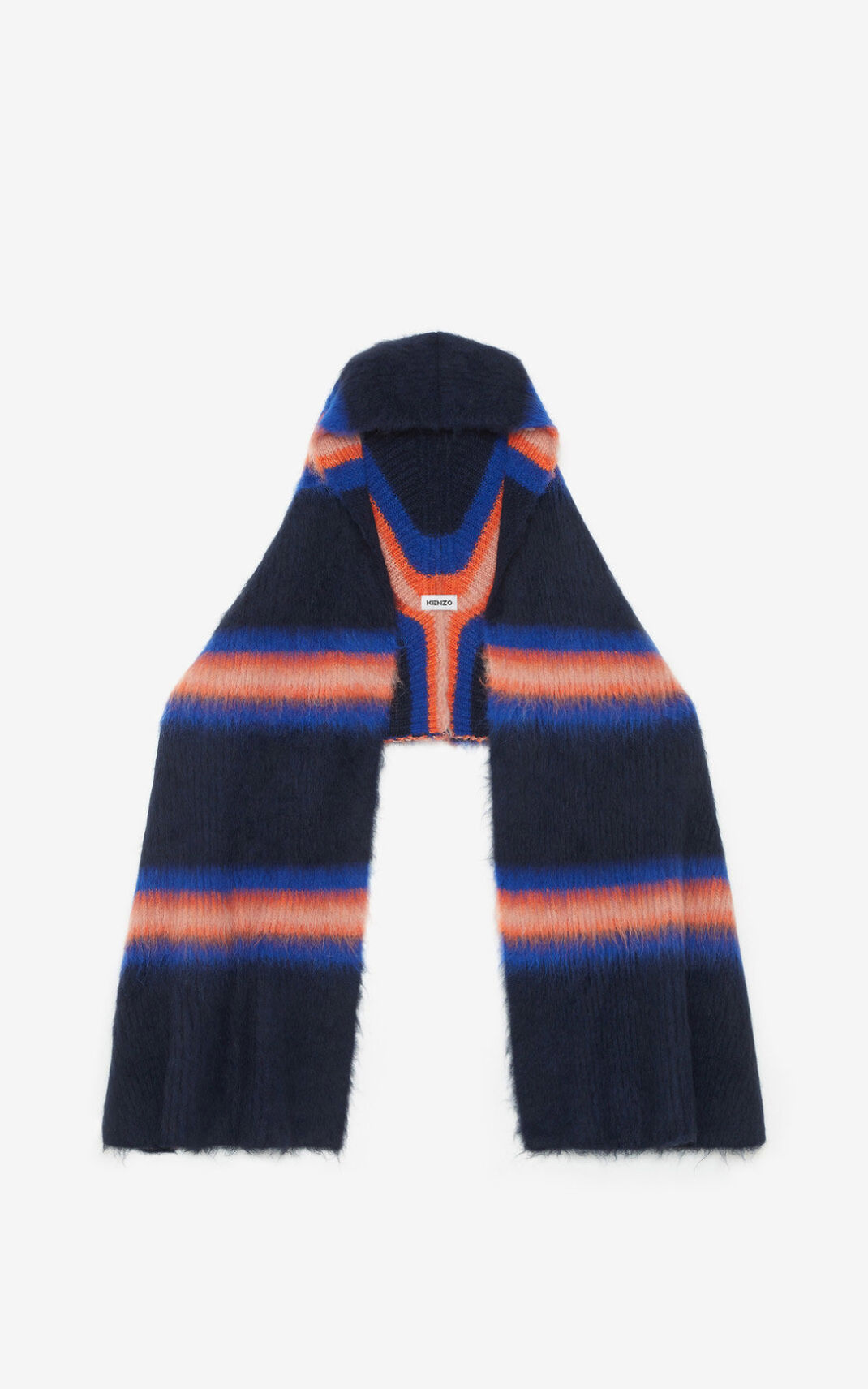 Kenzo Striped alpaca wool Šalovi Muške - Plave - Hrvatska AWVLPH905